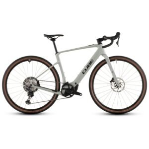 CUBE Bicicleta Eléctrica Gravel Carbono - NUROAD HYBRID C:62 Race 400X - 2026 - reedbeige / black