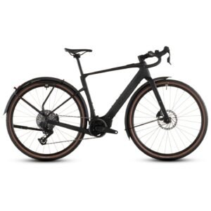 CUBE Bicicleta Eléctrica Gravel Carbono - NUROAD HYBRID C:62 EXC 400X FE - 2026 - blackline