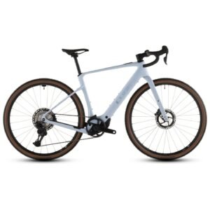 CUBE Bicicleta Eléctrica Gravel Carbono - NUROAD HYBRID C:62 SLX 400X - 2026 - iceblue / prism - M