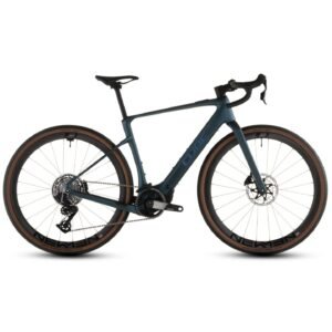 CUBE Bicicleta Eléctrica Gravel Carbono - NUROAD HYBRID C:62 SLT 400X - 2026 - royalgreen / crisscross - L