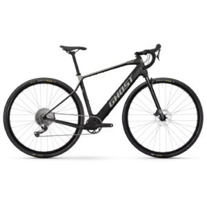Ghost PATH ASKET ADVANCED - Bicicleta Eléctrica Gravel Carbono - 2025 - uni carbon / pearl warm grey - glossy - L