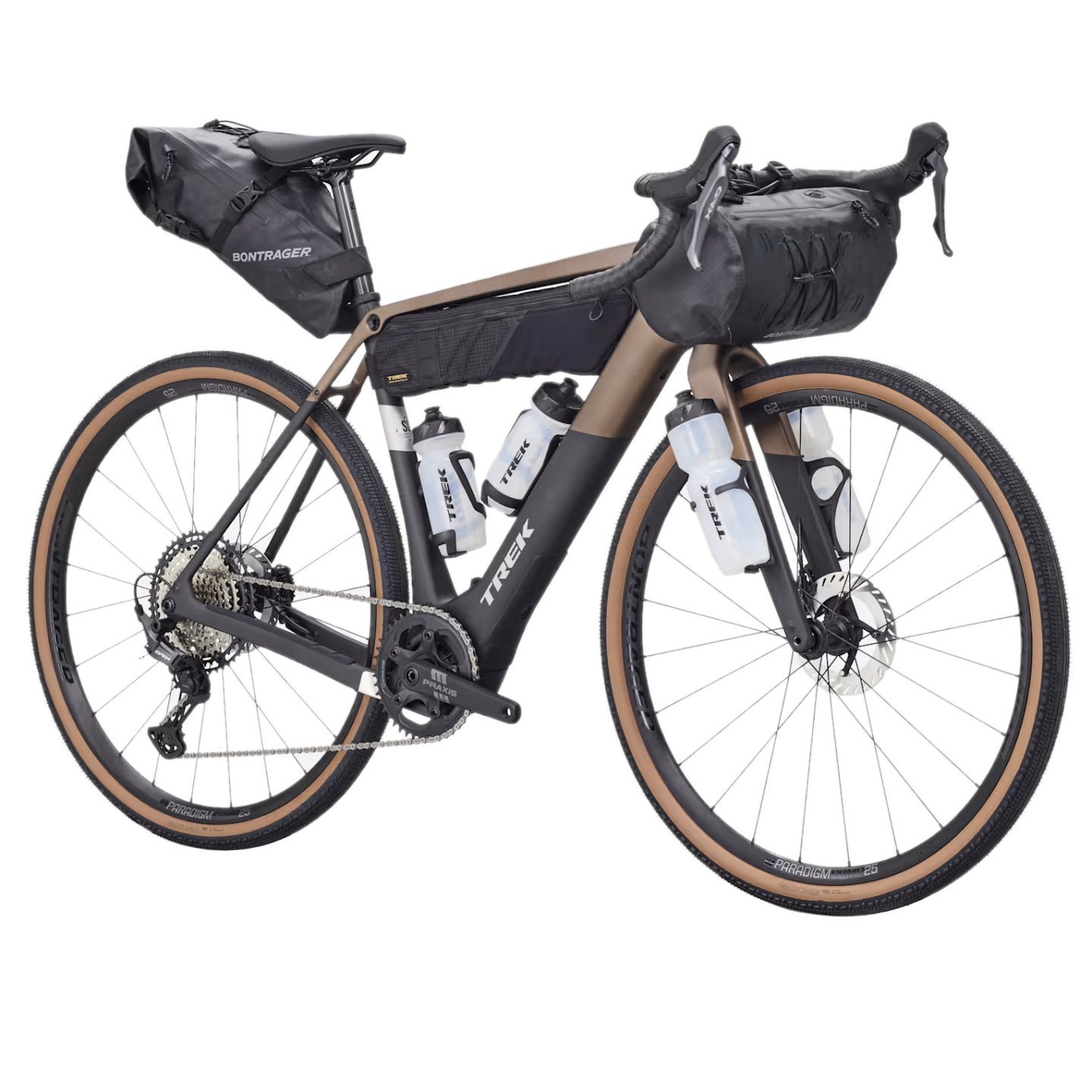 Trek Bicicleta Eléctrica Gravel Carbono - CHECKPOINT+ SL 5 - 2026 - Matte Bronze Age / Dark Web - Imagen 2