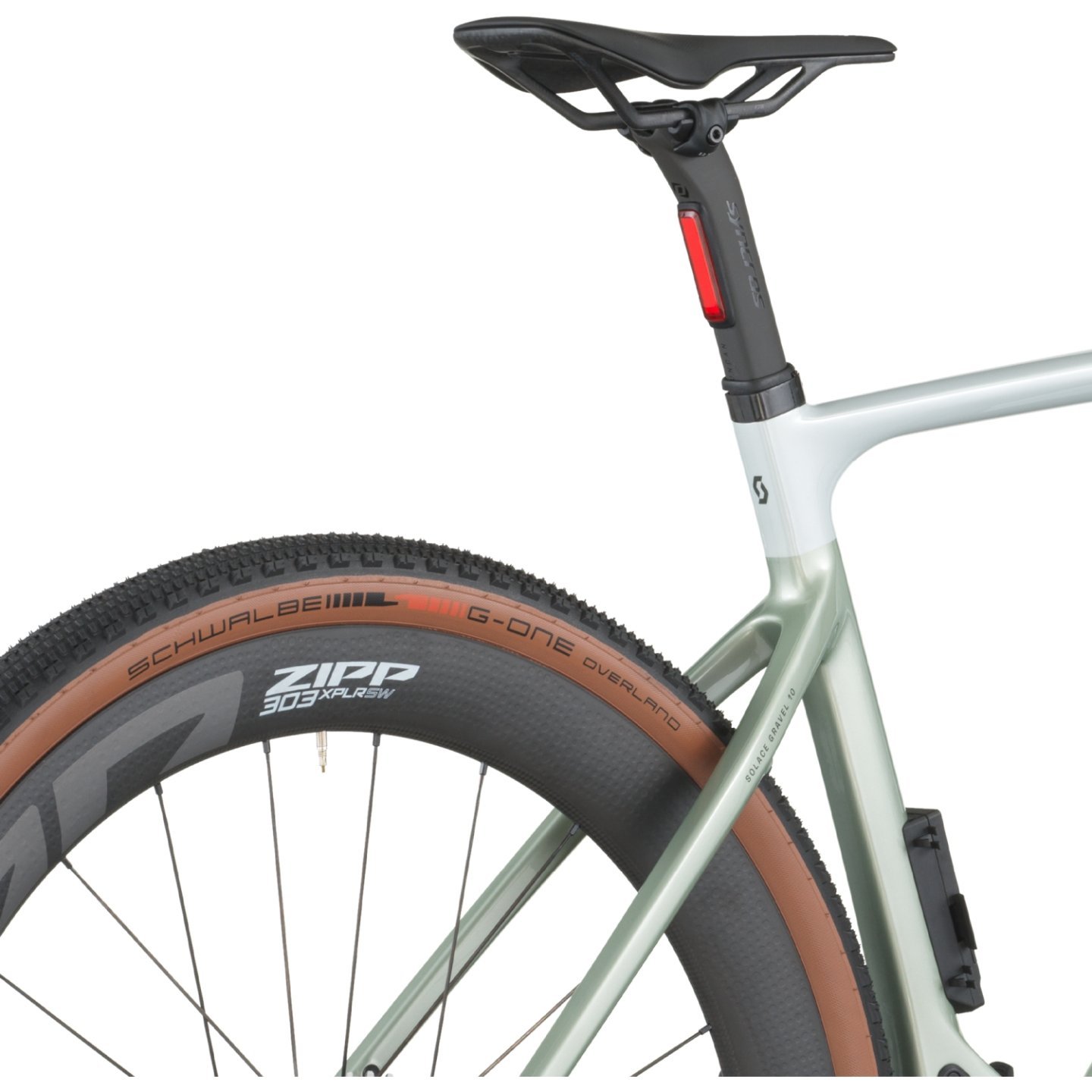 SCOTT Bicicleta Eléctrica Gravel Carbono - SOLACE GRAVEL 10 - 2026 - pale green / beluga grey - Imagen 6