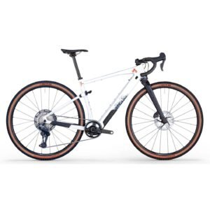 BMC Bicicleta Gravel Eléctrica - URS AMP ONE - 2026 - metallic white / black